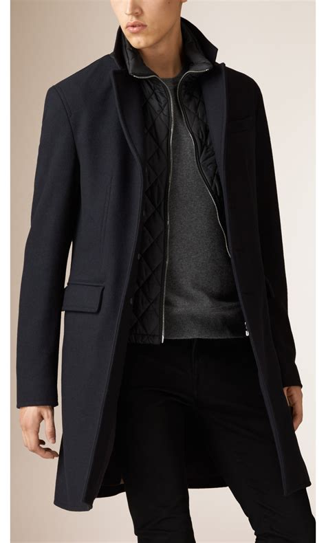 burberry winter coat mens|burberry wool coat men's.